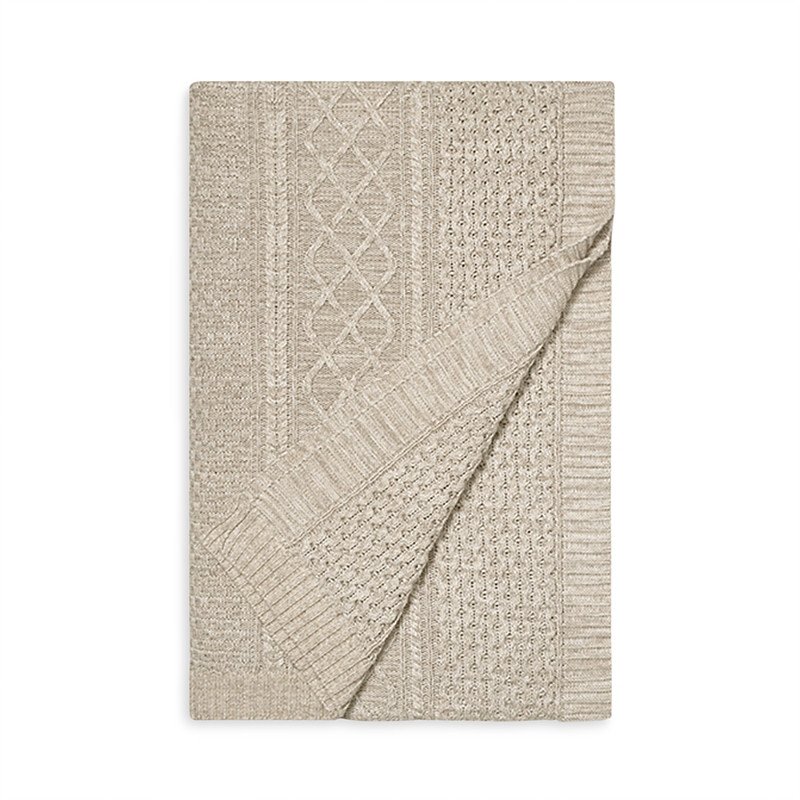 Boll & Branch Aran Knit Throw Blanket | Bloomingdale's (US)