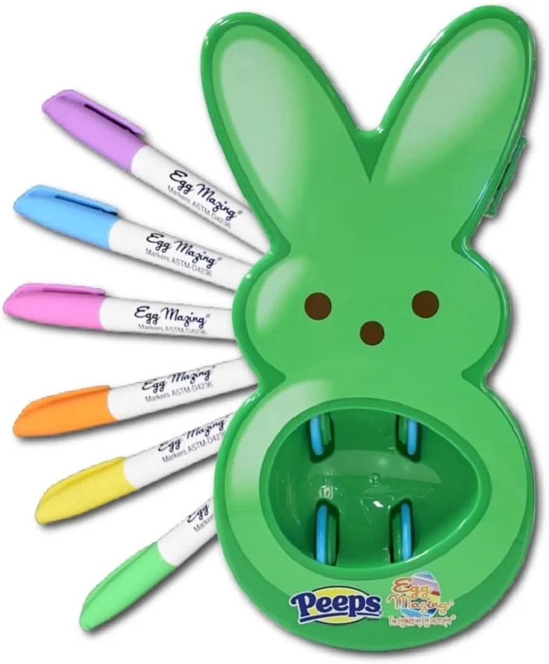 The Eggmazing Egg Decorator - Peeps Bunny - Arts and Craft Set Includes 6 Colorful Quick Drying, ... | Walmart (US)