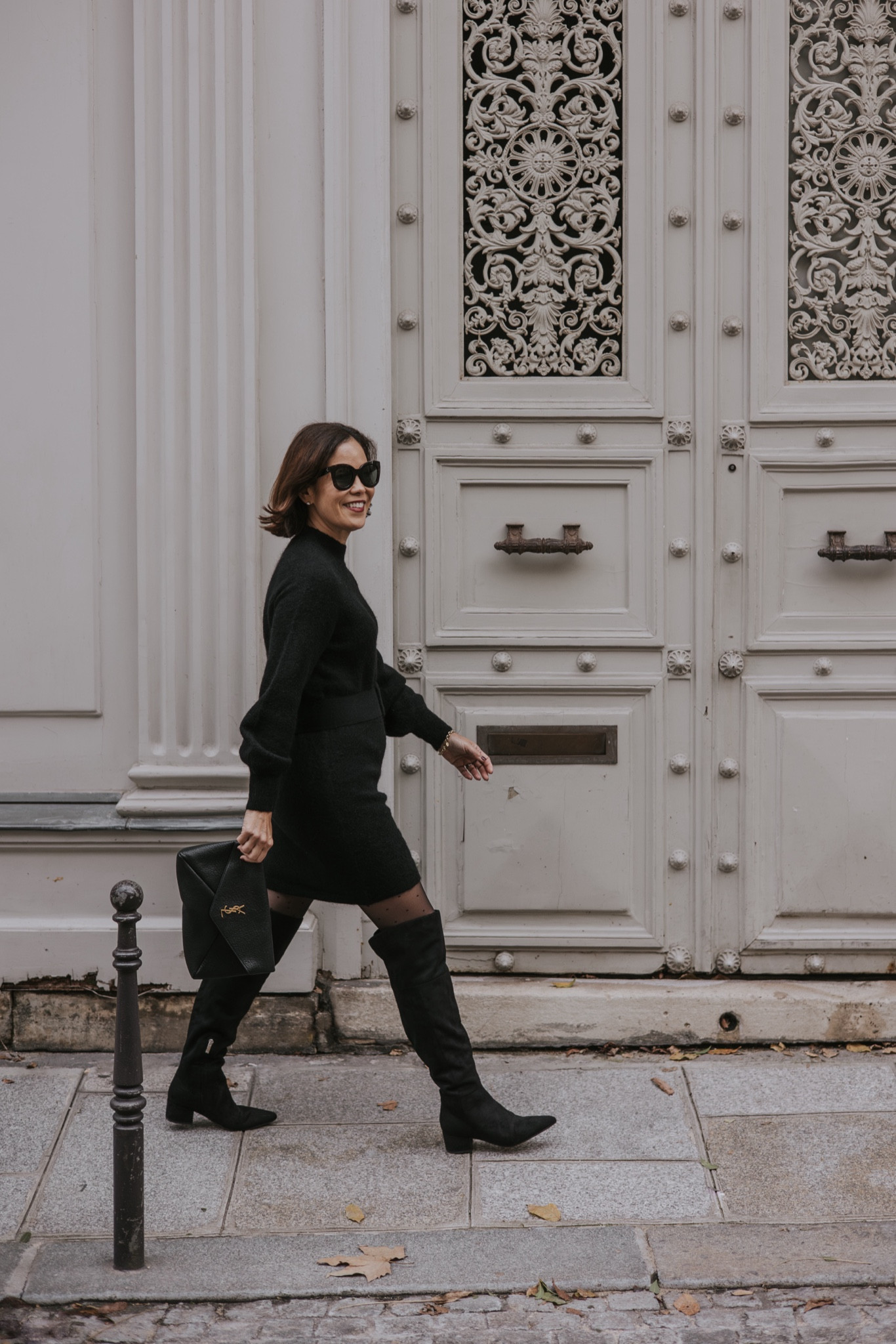 Sweater Dress 
Holiday Outfit 
Sèzane Enola Dress- wearing small 
Marc Fisher Boots- fit true to size 


#LTKOver40 #LTKParties #LTKStyleTip