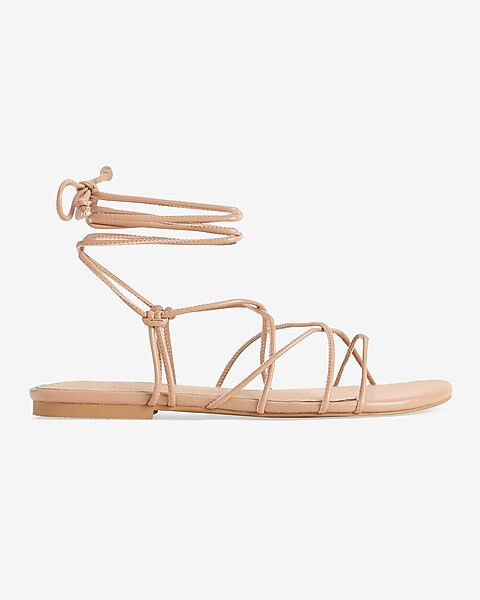Lace-up Strappy Sandals | Express
