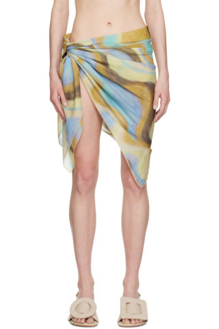 Multicolor 'Le Foulard Lamba' Cover Up | SSENSE