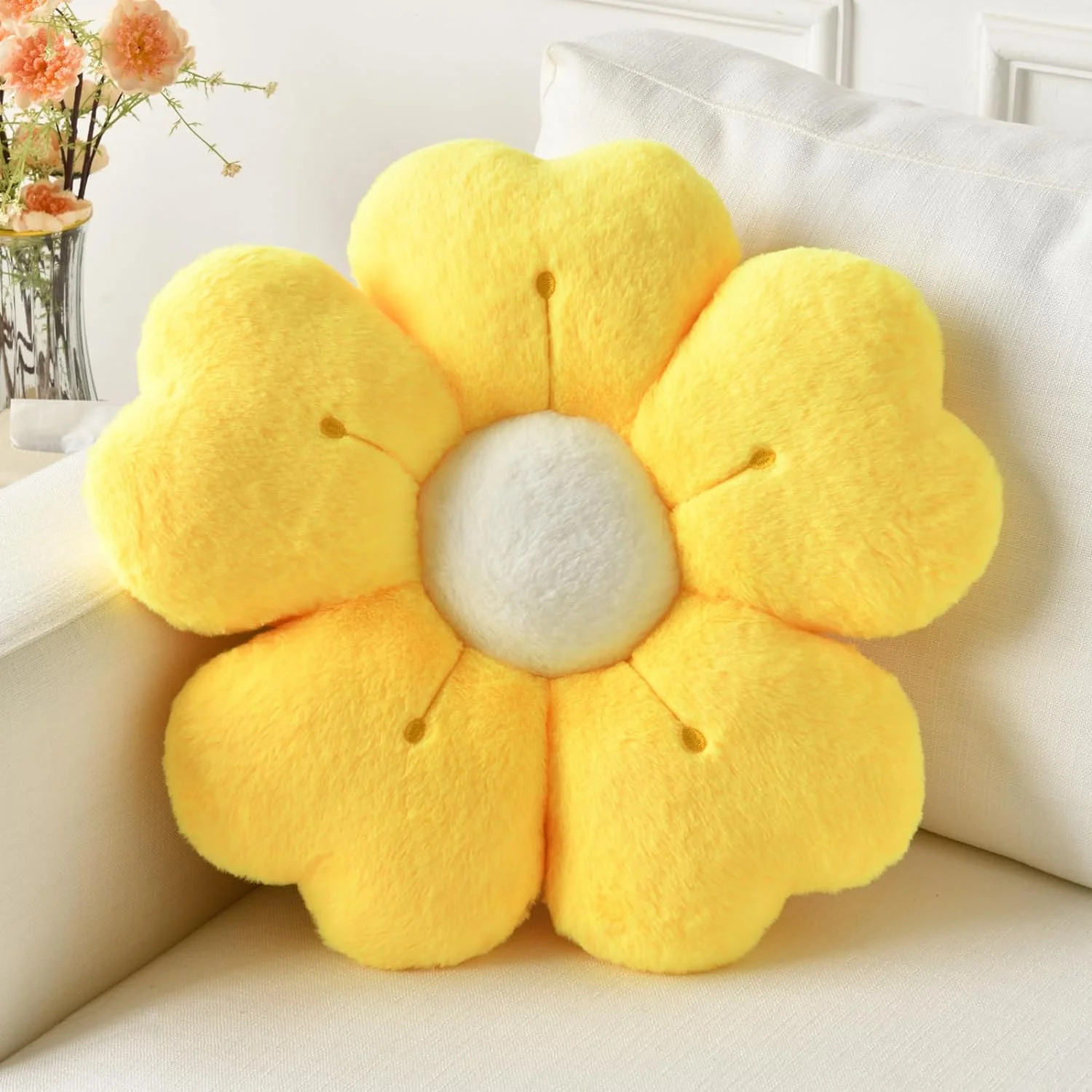 SUSIELADY Flower Pillow, Flower Shaped Pillow Decorative Throw Pillows for Bed Couch Sofa Bedroom... | Walmart (US)