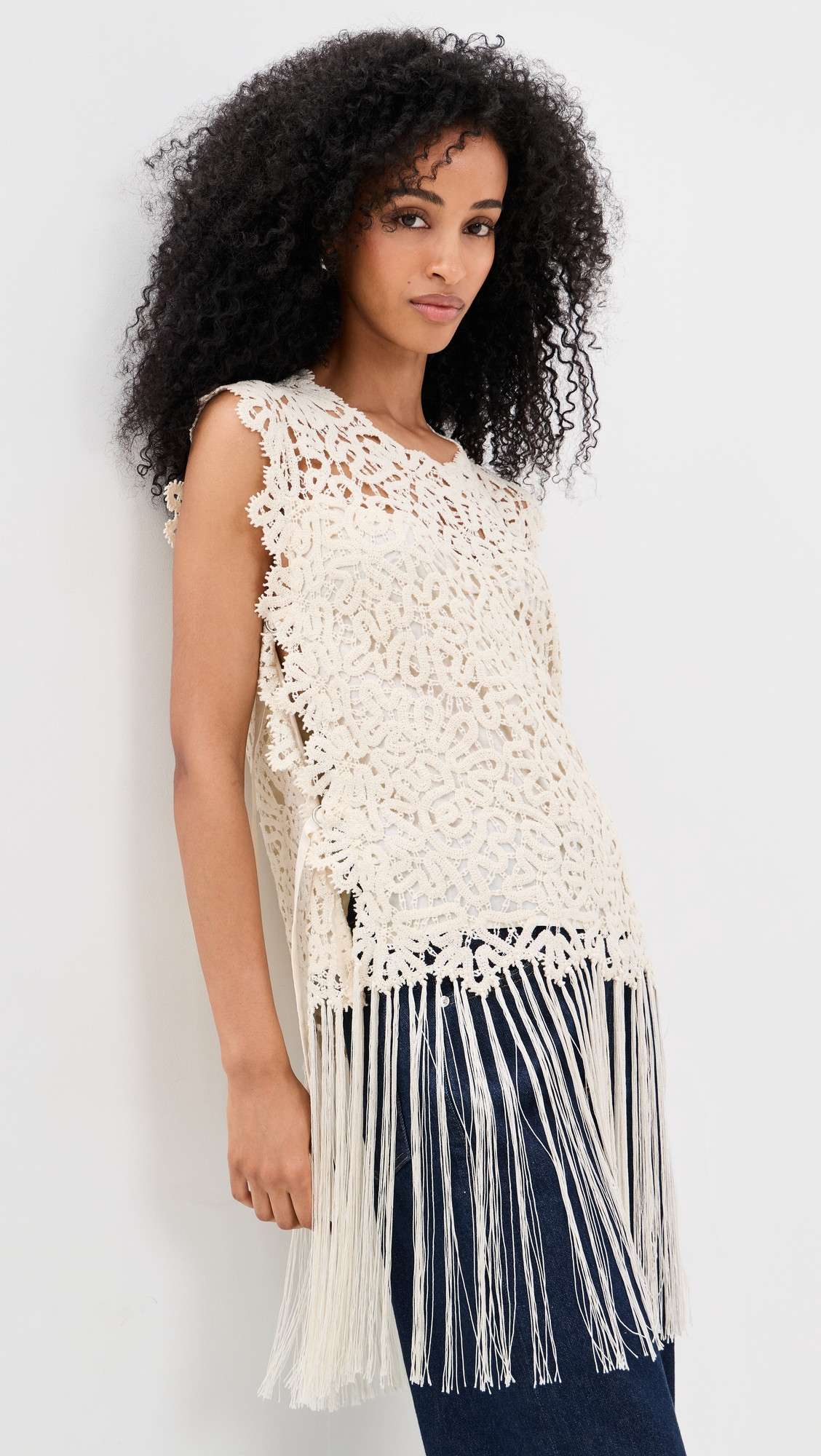 Sea Alina Lace Halter Neck Top Black XS | Shopbop