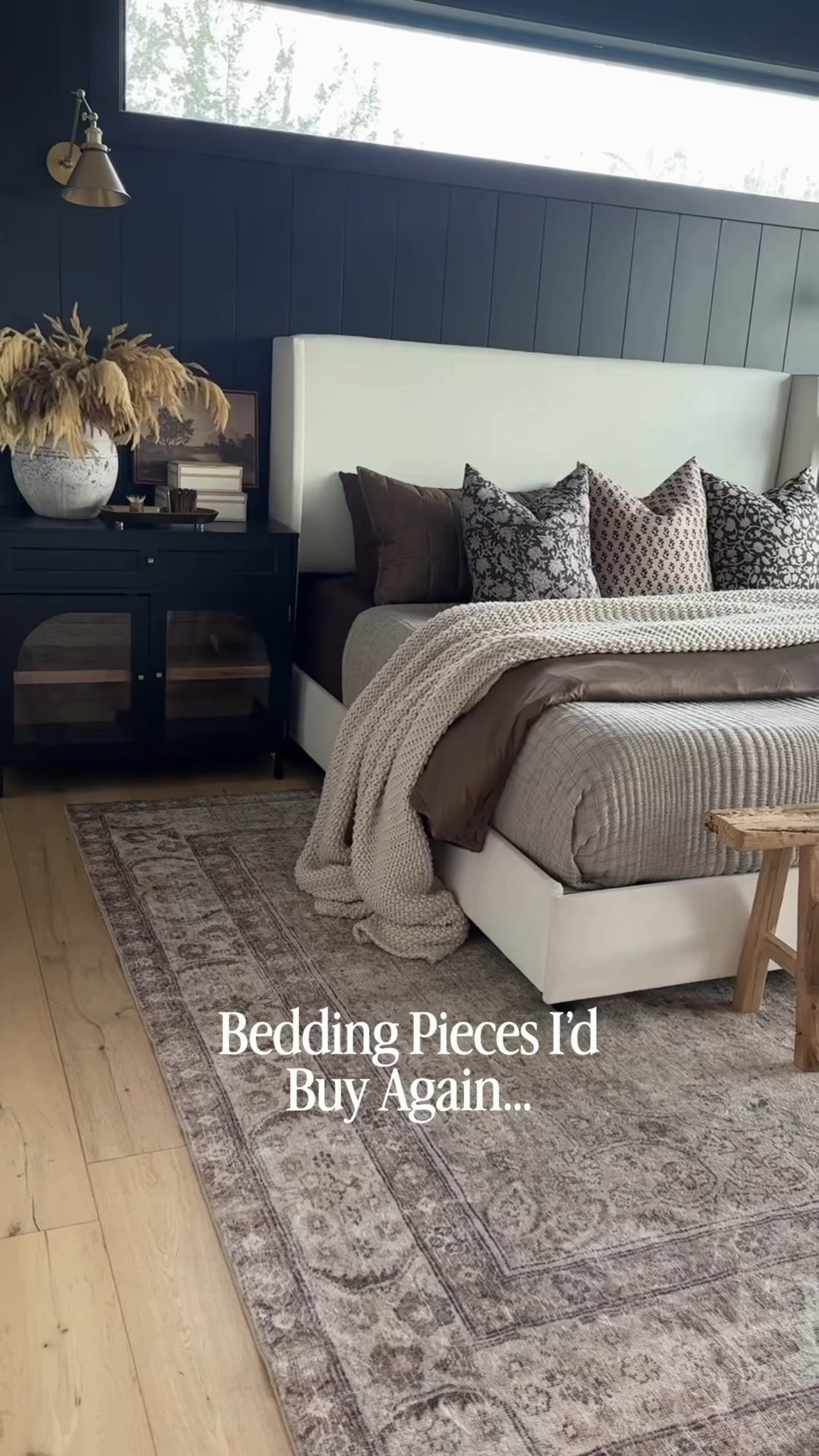 This brown bedding look is everything I want a bedroom to feel like: warm, layered, and effortlessly calm. I started with Quince Espresso cotton sateen sheets for that smooth, hotel-style base, added the taupe breathable quilt for texture, and layered in the bamboo duvet cover in walnut for rich, earthy depth. Finished it off with decorative pillows from Rennah and a chunky knit blanket from Target for that cozy, lived-in feel.

brown bedding, Quince bedding, cotton sateen sheets, bamboo duvet cover, walnut duvet, taupe quilt, neutral bedroom, cozy bedroom decor, layered bedding, modern organic bedroom, warm neutral home, bedroom styling inspiration 

#LTKHome #LTKmorningroutine #LTKSaleAlert