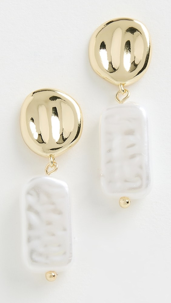 By Adina Eden Baroque Pearl Drop Fancy Stud Earrings | Shopbop | Shopbop