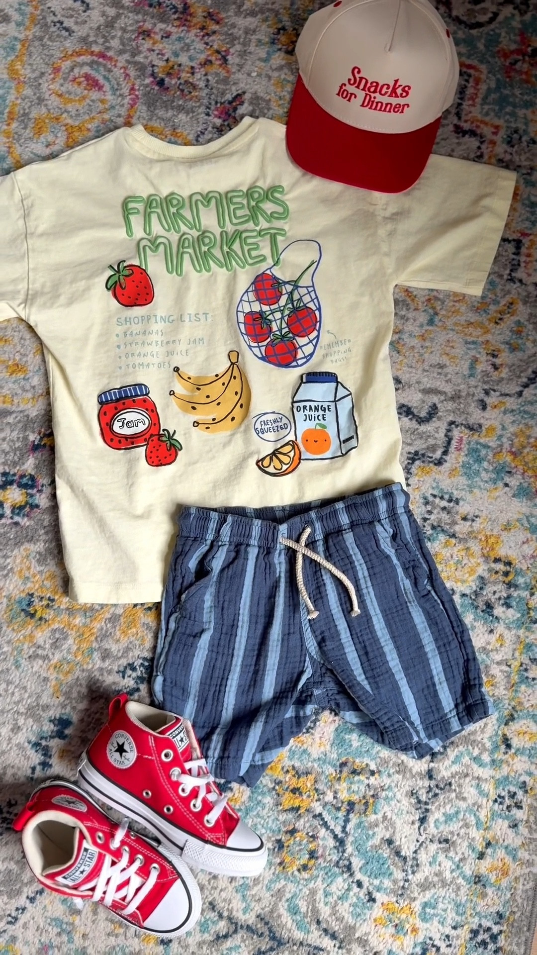 Recreating an outfit from this post I made a few weeks ago! I loved this shirt when I first saw it & couldn’t wait to style it! 
I picked different shorts & shoes, everything is linked below for you!


#toddlerboyclothes #toddlerboyoutfits  #toddlerboystyle #toddlerboyfashion #springoutfits #spring2026 #summeroutfits 

#LTKSeasonal #LTKKids #LTKootd
