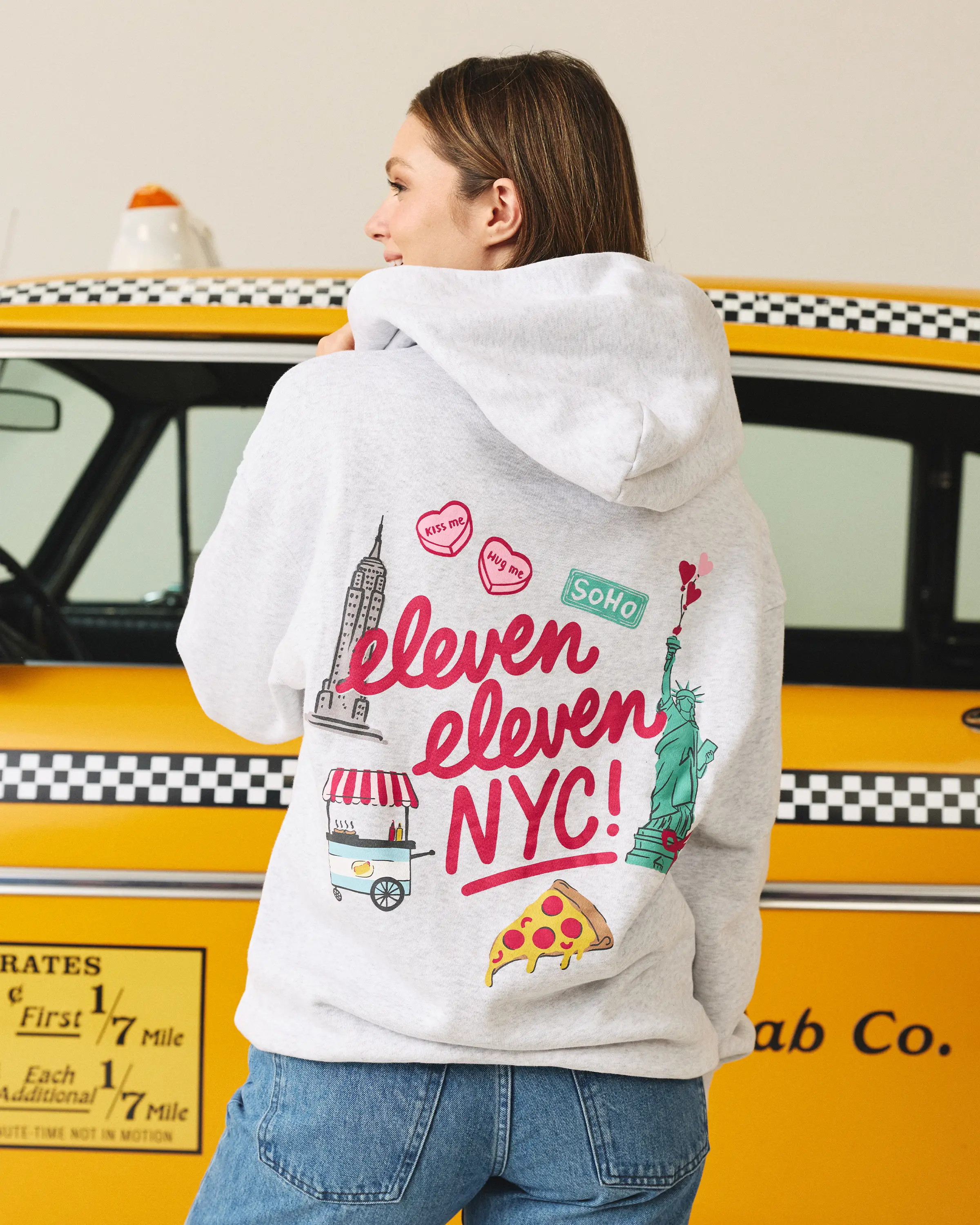Limited Edition NYC Classic Hoodie in Light Ash Grey | Eleven Eleven