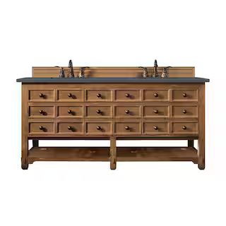 James Martin Vanities(Brand Rating: 4.2/5)Malibu 72 in. W x 23.5 in.D x 35.3 in. H Double Bath Va... | The Home Depot