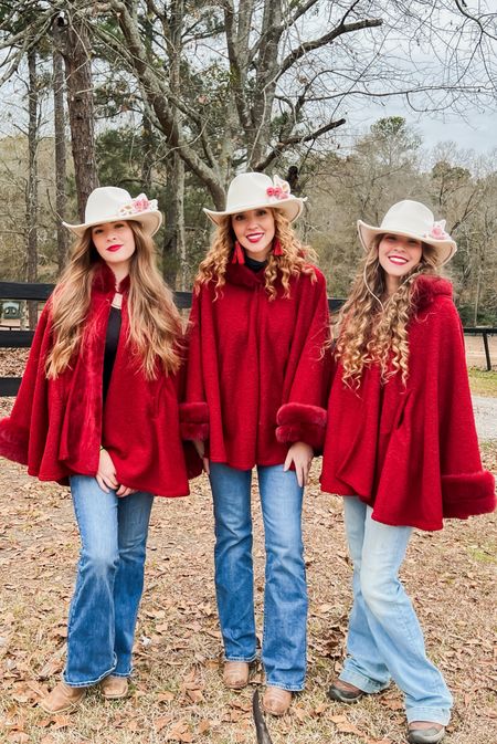 Hoofbeats Christmas Parade outfits! These ponchos are actually super warm and cozy! 

#LTKfamily #LTKHoliday #LTKSeasonal