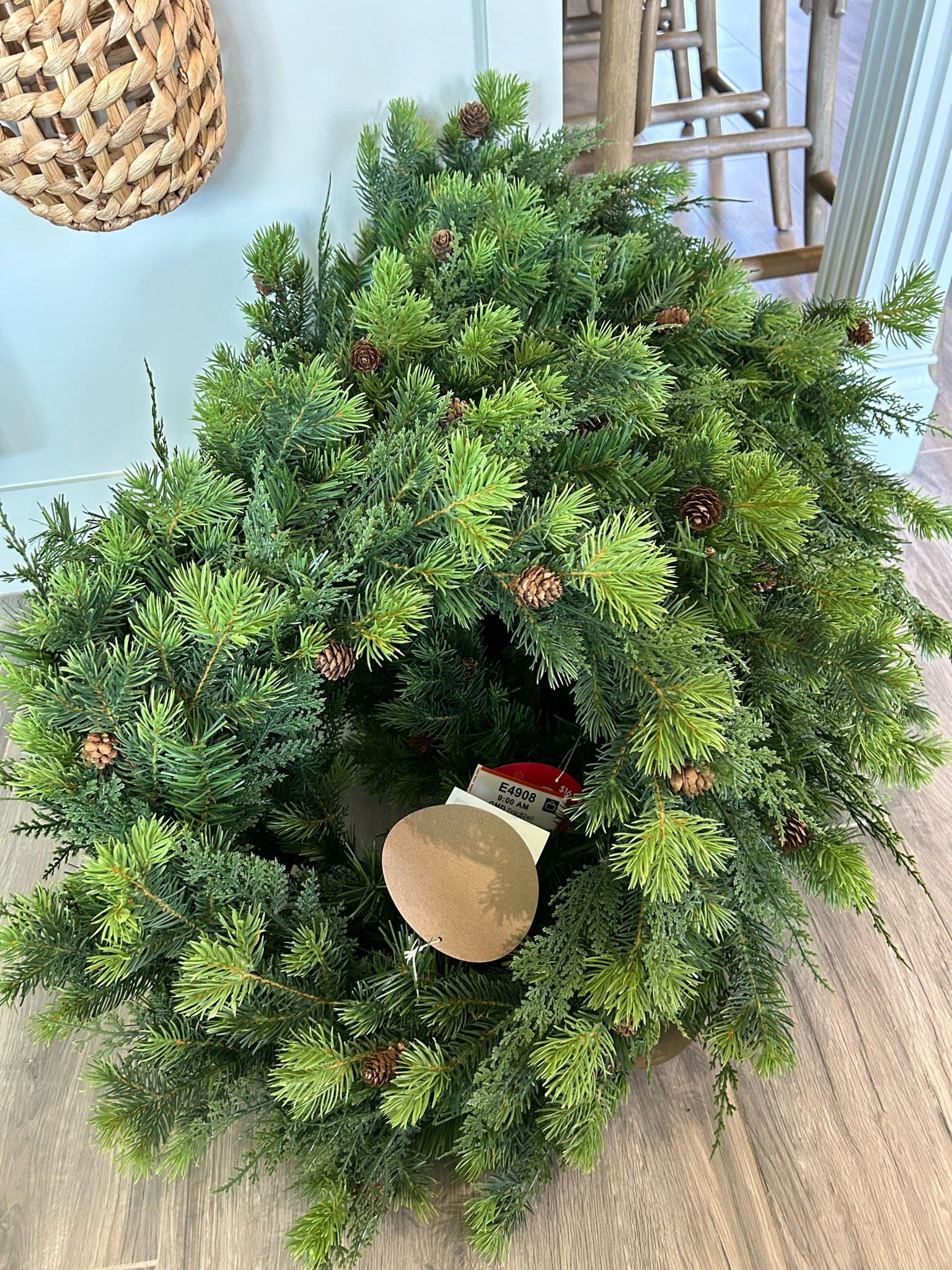 What a great outdoor wreath! Super full looks high end and it’s only $16.98 from Walmart! Can’t believe it. I bought 4 for outside. 
Also ordered this pretty ribbon. It’s low stock, so order soon  

#LTKStyleTip #LTKHome #LTKSeasonal