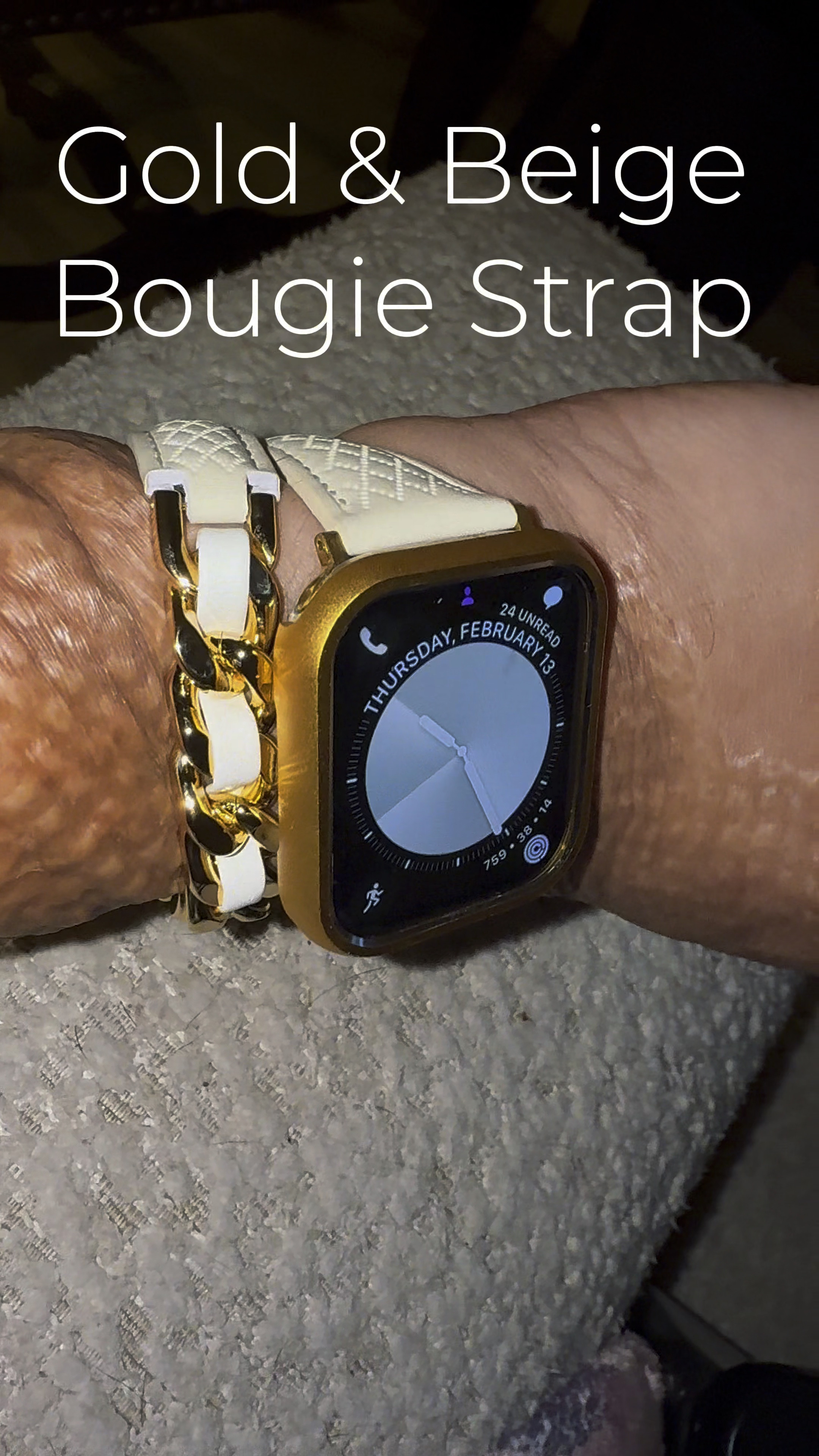 The Bougie Strap by Pretty Straps is a women’s Apple Watch band with a leather strap that comes in black or beige with gold or silver hardware! 

I think this is the best Apple Watch band I’ve ever had.

changing Apple Watch band, Apple Watch series 10, posh tech, how to change band on Apple Watch

 

#LTKBeauty #LTKOver40 #LTKWatchNow