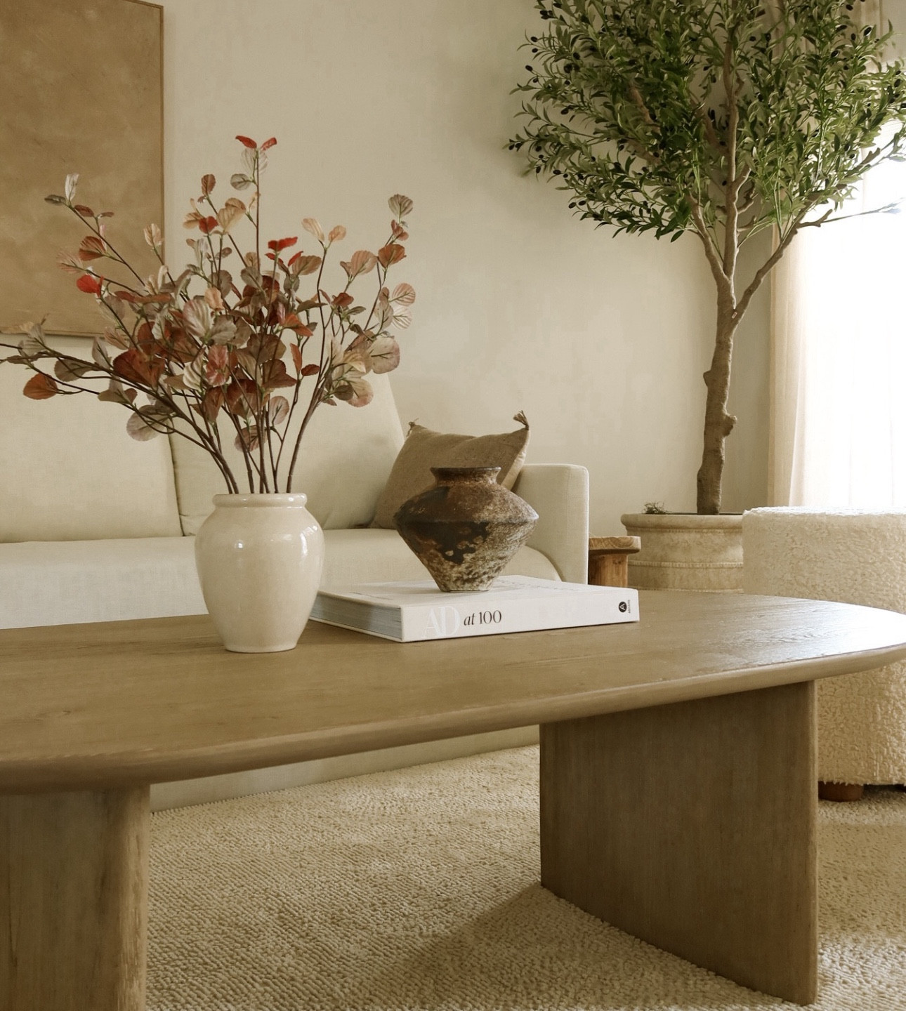 Fall decor 2024 fall stems styling 
Coffee tables 
Olive trees vases decor accent chairs neutral rugs floor lamps


#LTKSeasonal #LTKHome #LTKFallSale