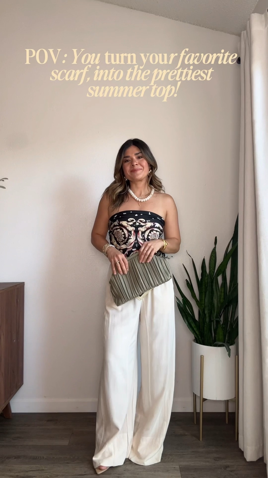 The prettiest scarf! I love the size because it’s perfect to wear it in so many different ways!! 
Pants are from Amazon, super affordable and so chic ! Truly love the linen blend they are made of! They run a little big, do not size up! 
Pants size small
Take 20% off my Ellis Brooklyn scent with code BDAY

#LTKSeasonal #LTKSaleAlert #LTKootd