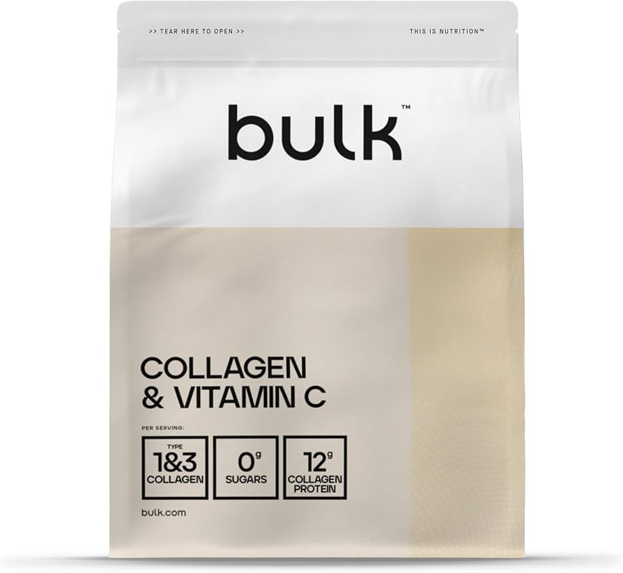 Bulk Collagen and Vitamin C Powder, Vanilla, 500 g, Packaging May Vary | Amazon (UK)