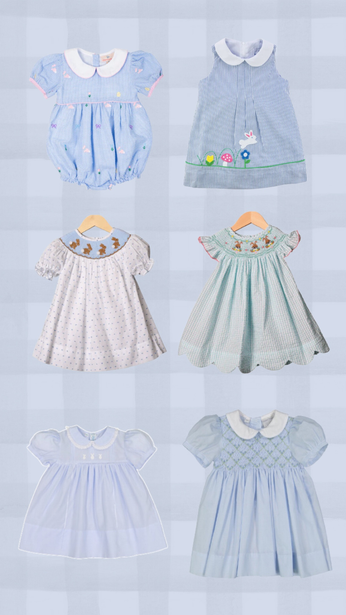 Adorable blue easter outfits for little girls. 



#LTKkids #LTKbaby #LTKSeasonal