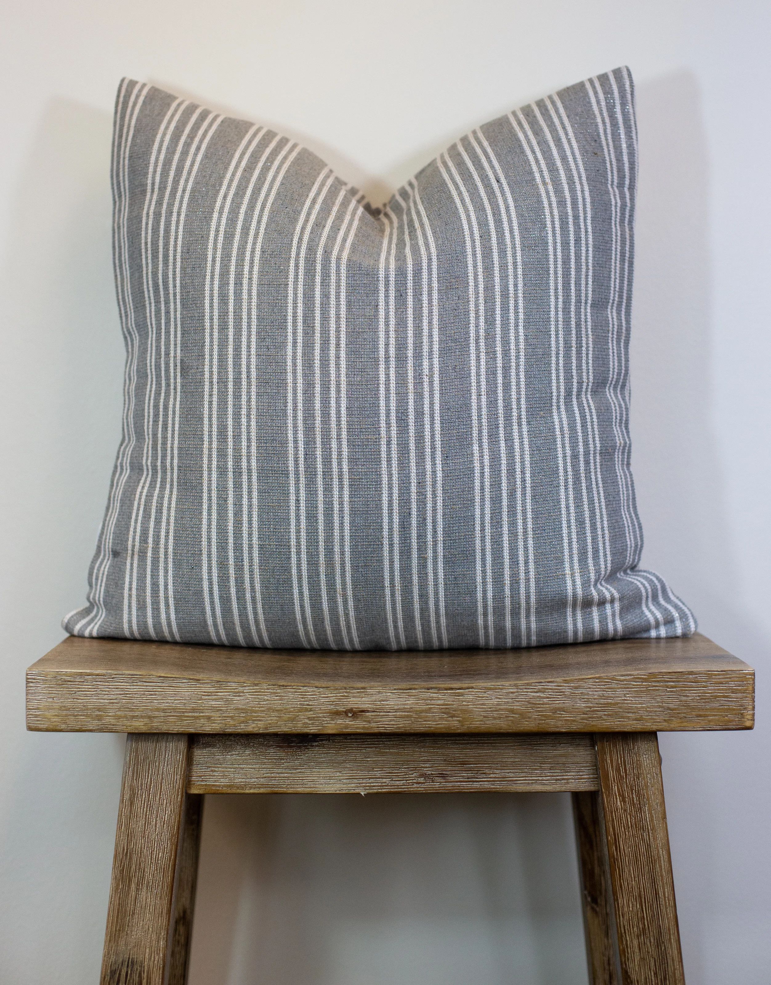 Tapley Striped Cotton Blend Indoor/Outdoor Pillow Cover | Wayfair North America