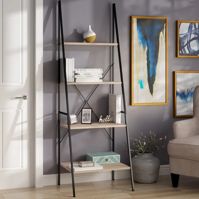 Rech 70.9'' H x 23.6'' W Ladder Bookcase | Wayfair North America