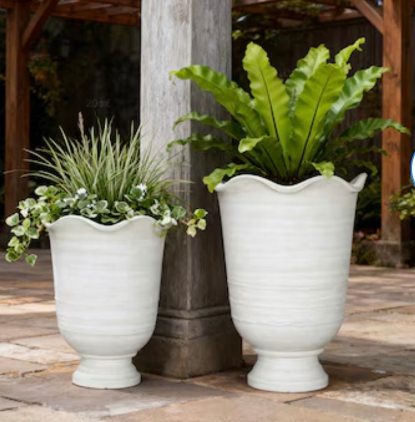 Perfect planter in two sizes 
@lowes

#LTKSeasonal #LTKHome #LTKSaleAlert