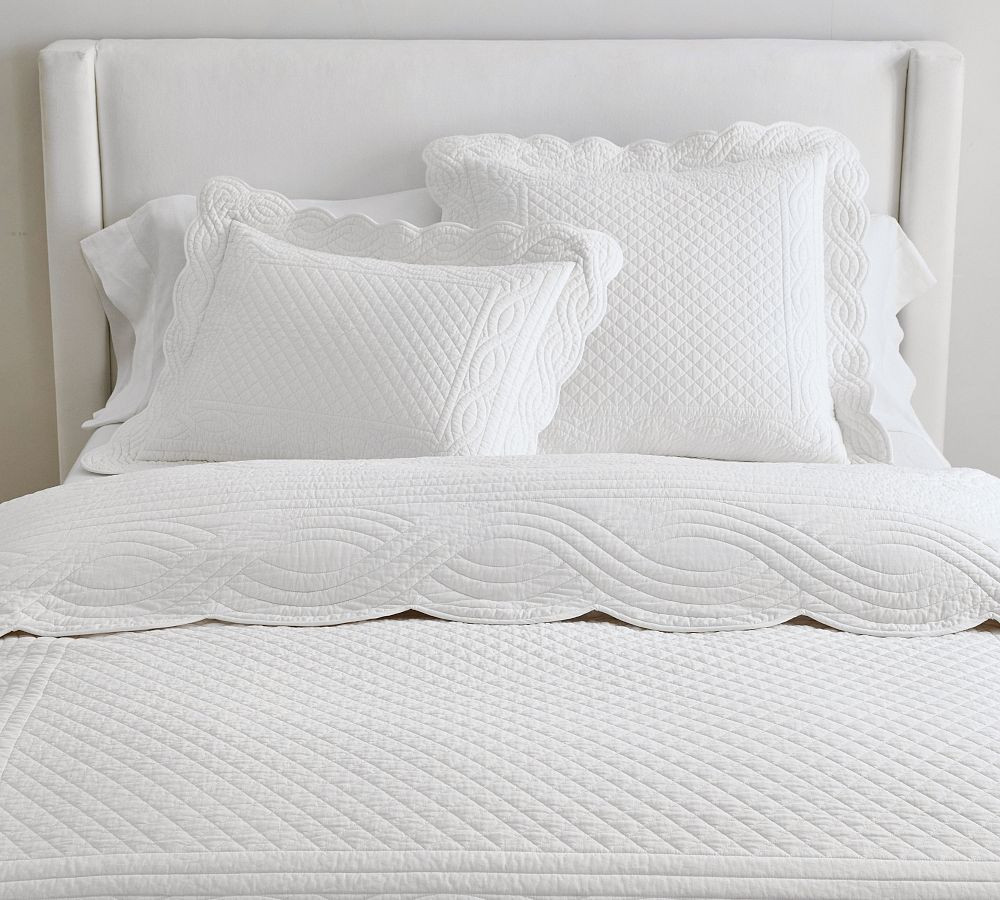 Heirloom Scallop Quilt & Shams | Pottery Barn (US)