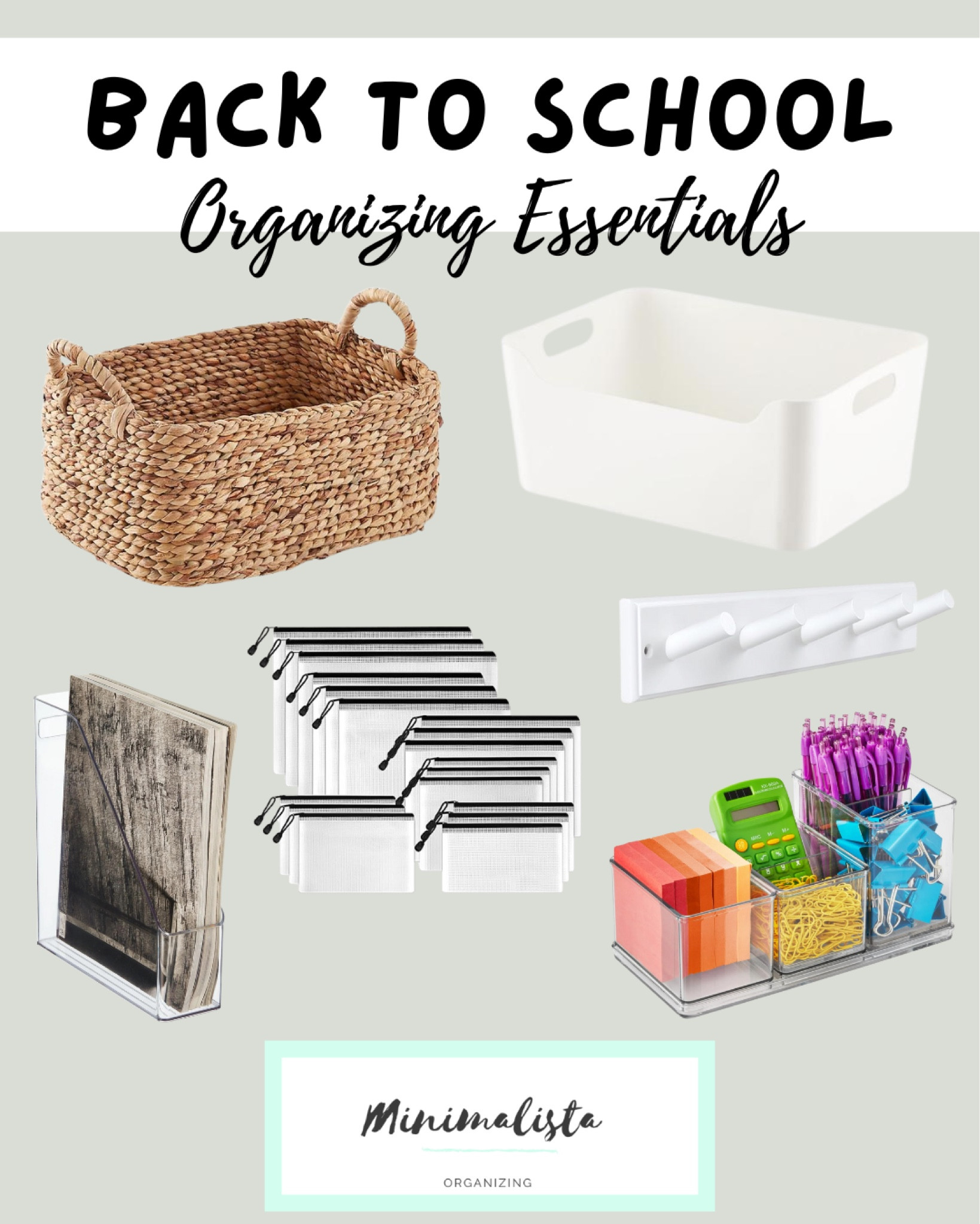 My favorite back to school organizing essentials!

#LTKFindsUnder50 #LTKBacktoSchool #LTKHome
