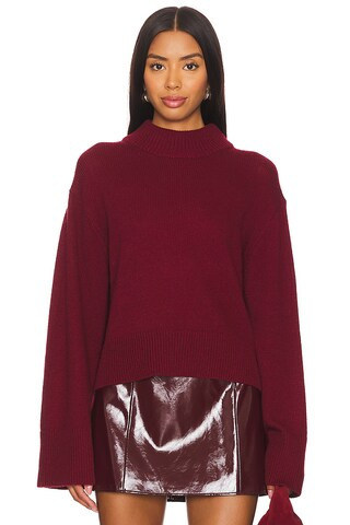 NIA Yvonne Sweater in Oxblood from Revolve.com | Revolve Clothing (Global)