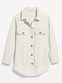 Soft-Brushed Utility Shacket for Women | Old Navy (US)