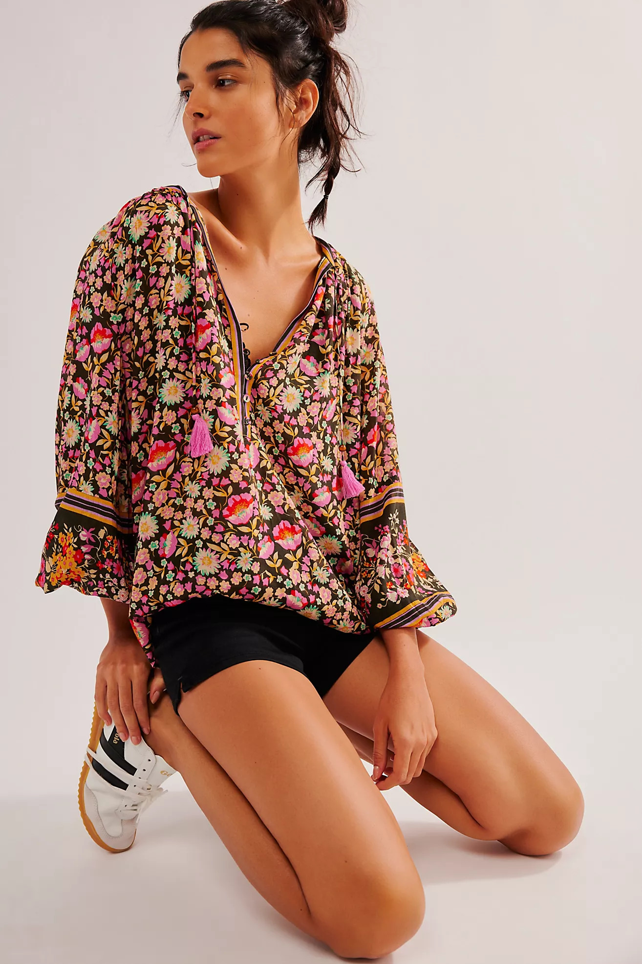 Spell Impala Lily Tie Blouse | Free People (Global - UK&FR Excluded)