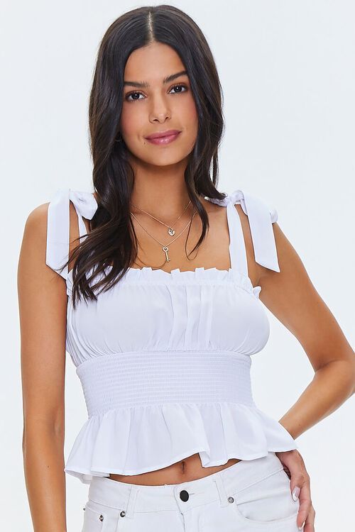 Tie-Strap Ruffle Top | Forever 21 (US)