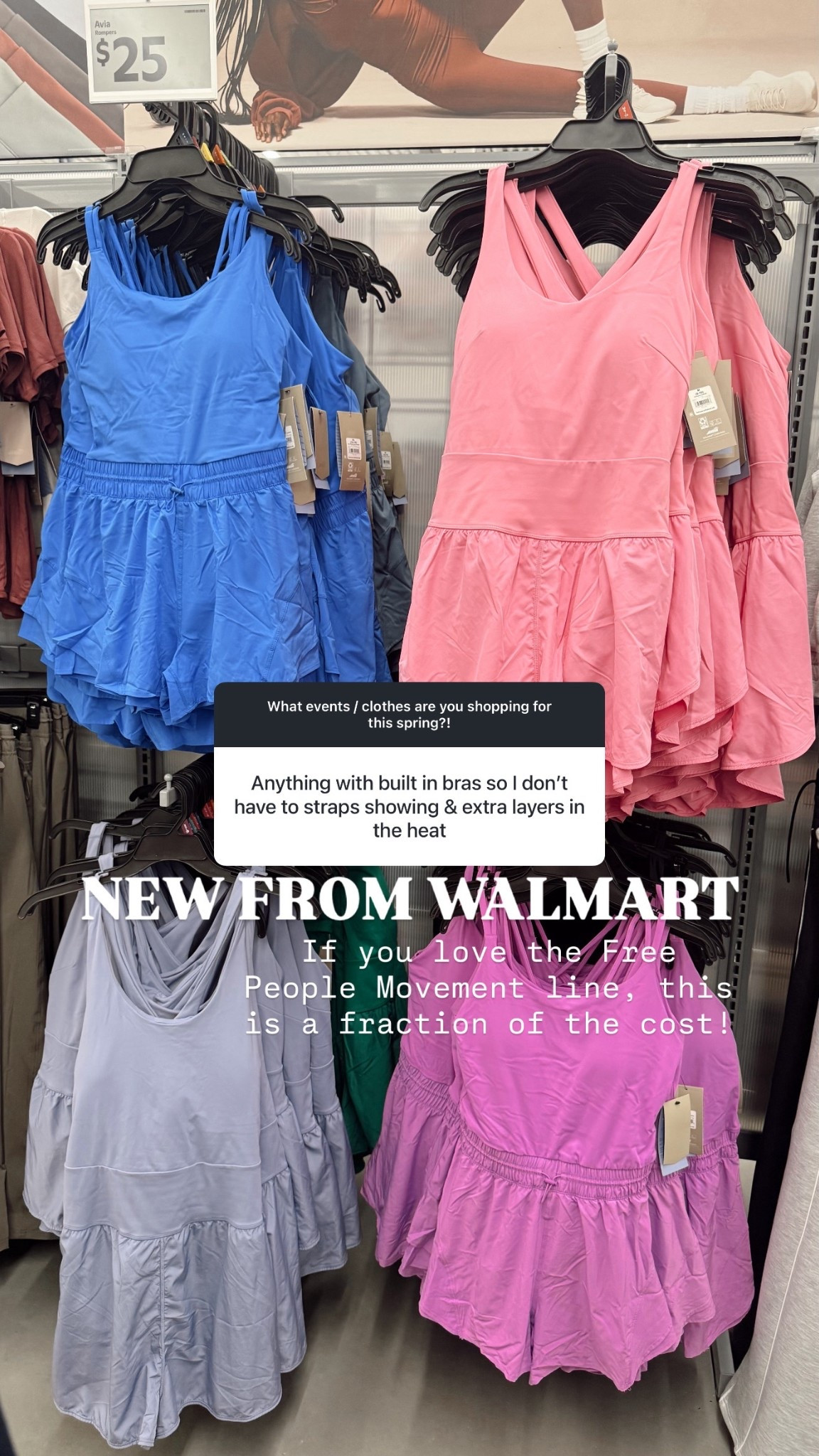 If you love the Free People movement line, you’ll LOVE these rompers with the built in bra + shorts 🙌🏼

#LTKmorningroutine #LTKmomlife #LTKfitnessgoals