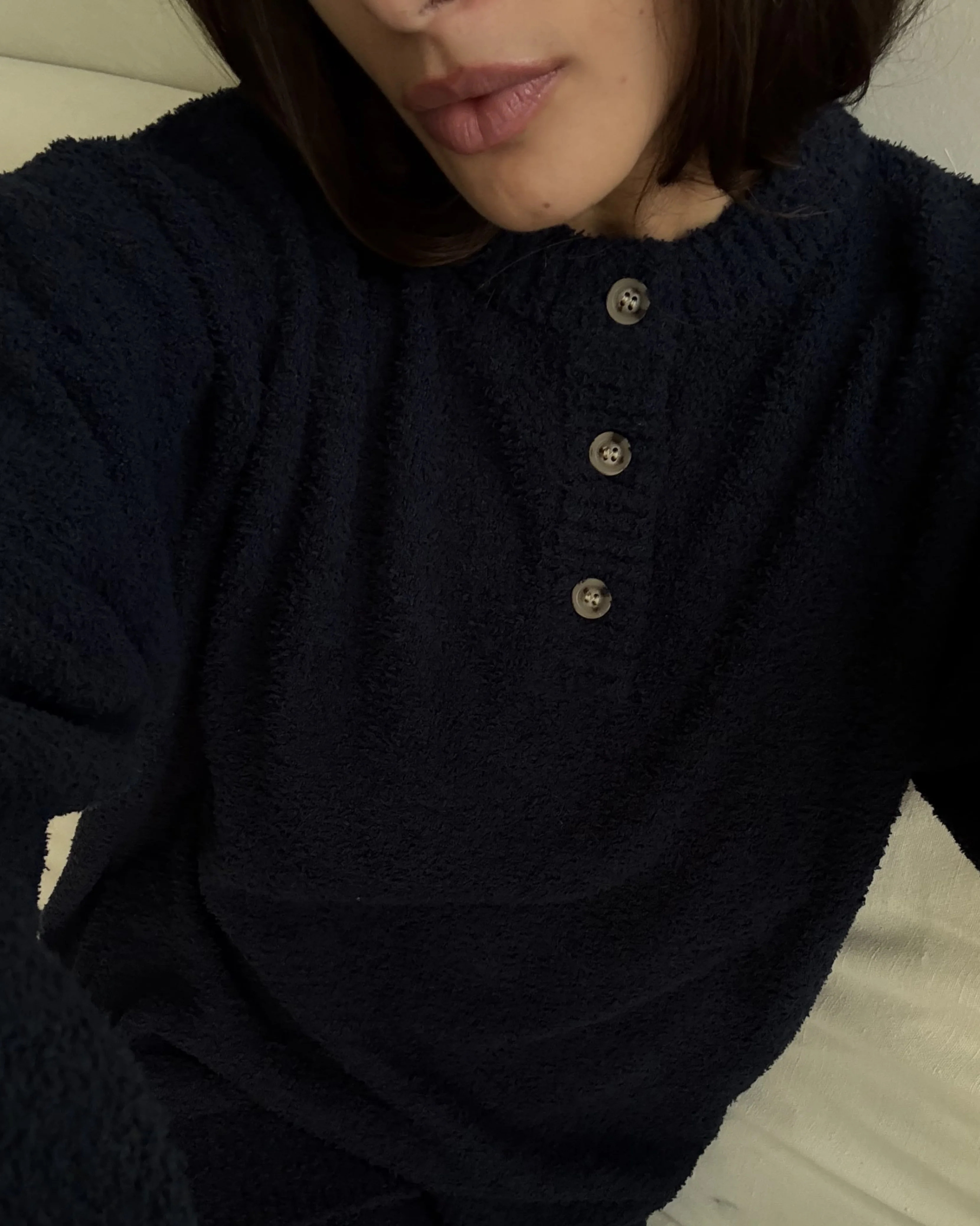 Oversized Henley Sweater | We Wore What