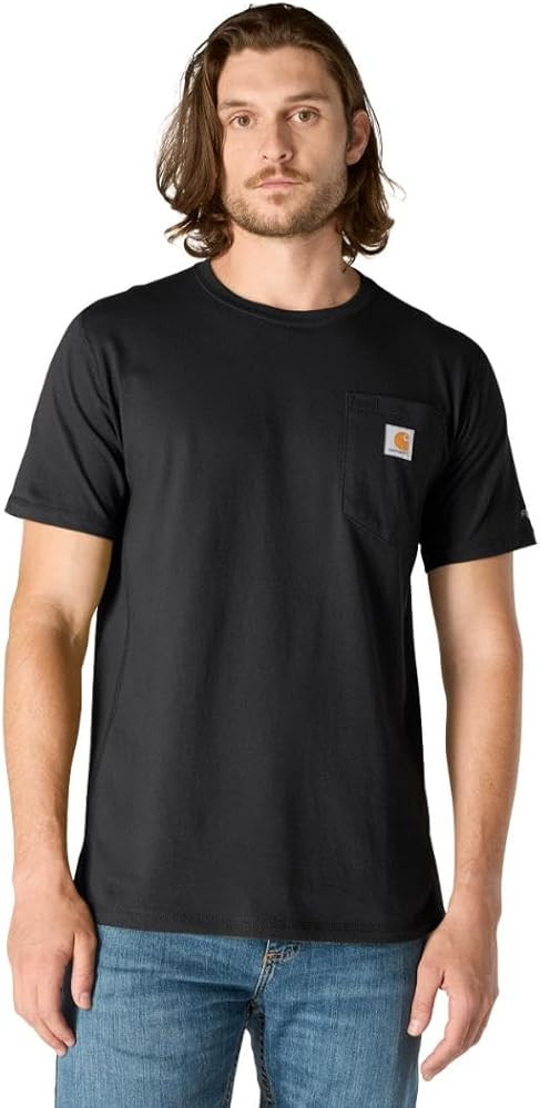 Carhartt Men's Force Relaxed Fit Midweight Short-Sleeve Pocket T-Shirt | Amazon (US)