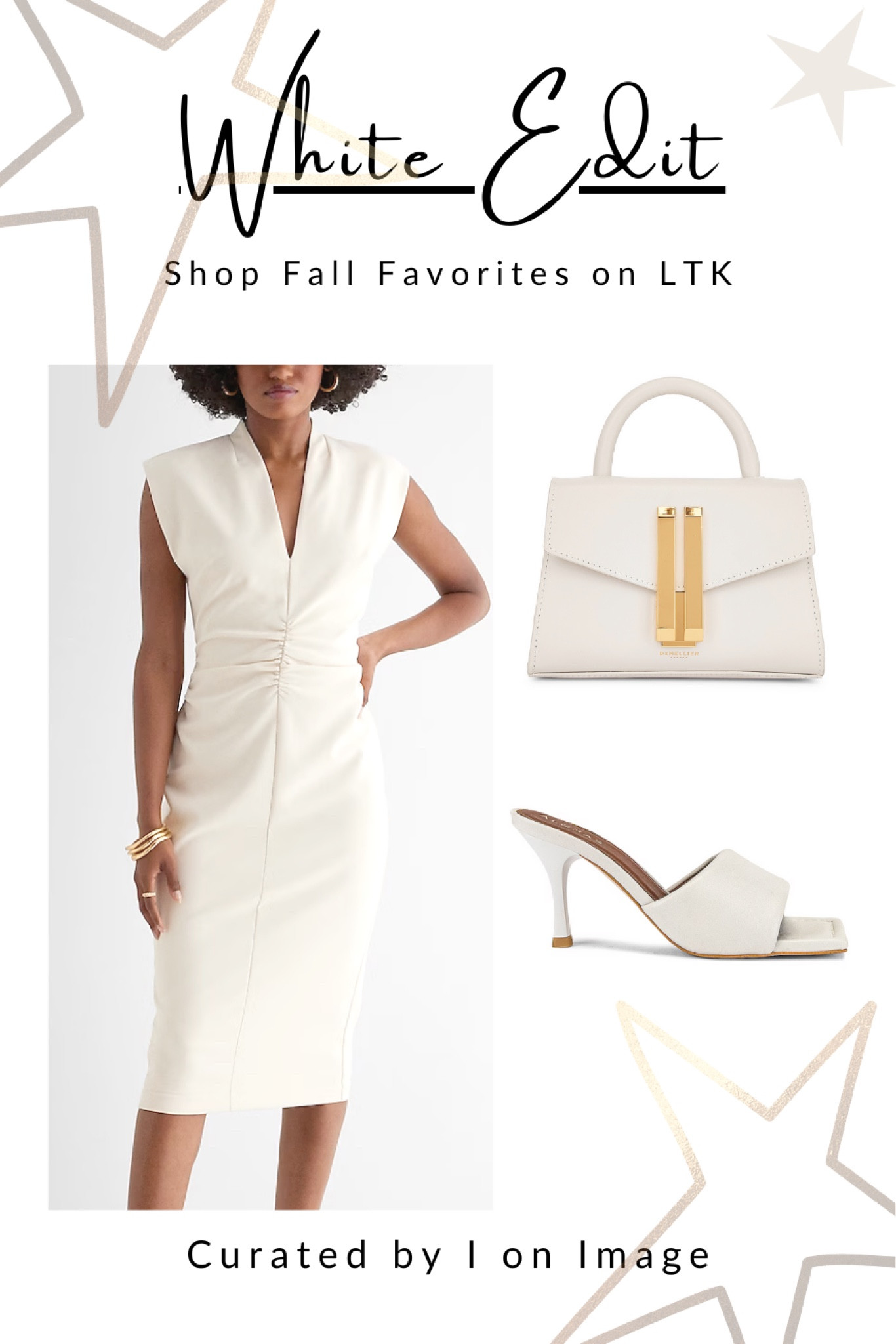 Fall Favorites on LTK: White Edit 

🤍 Express V-neck ruched sleeveless midi sheath dress
🤍 DeMellier London “The Nano Montreal” Bag 
🤍 Alohas Puffy Mule

Workwear, business style, boss babe, office look, fall styles, early fall look, white dress @Express @Revolve @LTK #LTKfashion

#LTKstyletip #LTKover40 #LTKworkwear