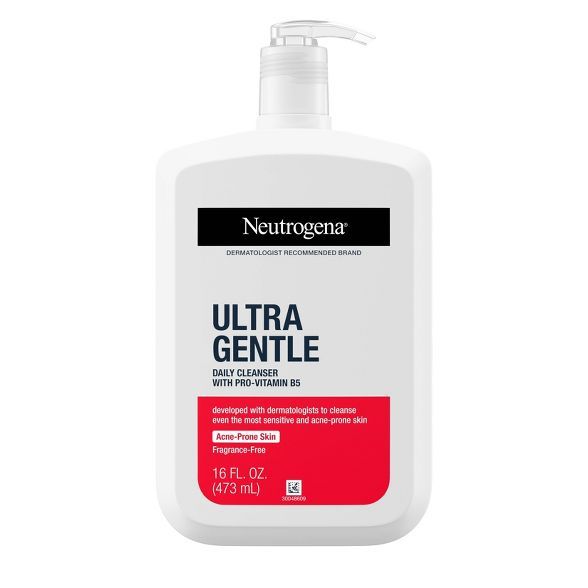 Neutrogena Ultra Gentle Acne Prone Skin Cleanser - 16 fl oz | Target