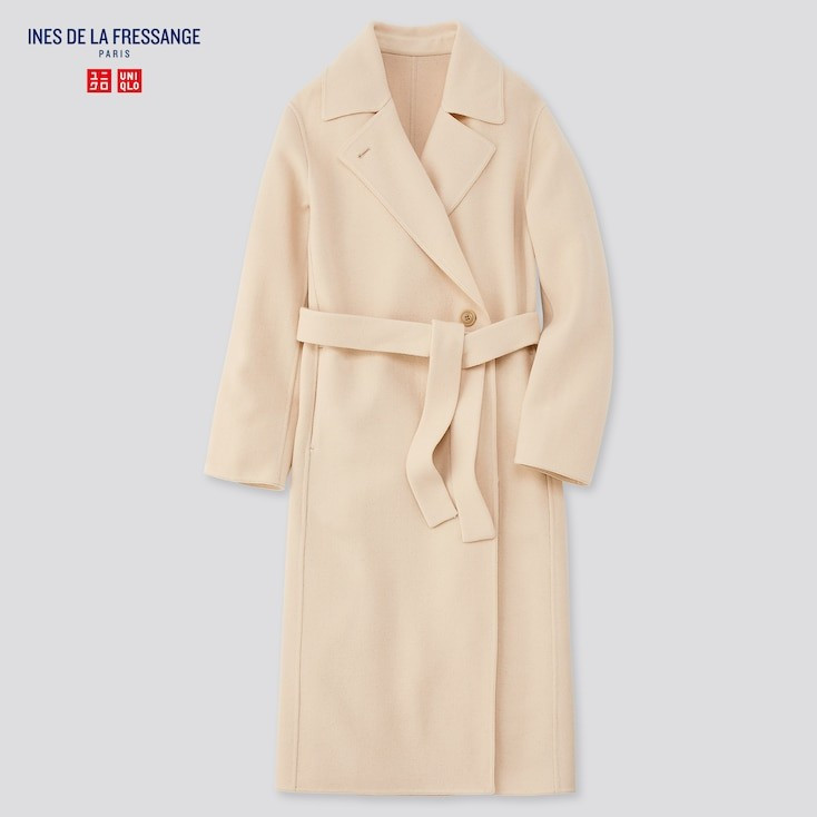 WOMEN WOOL-BLEND DOUBLE-FACED COAT (INES DE LA FRESSANGE) | UNIQLO (US)