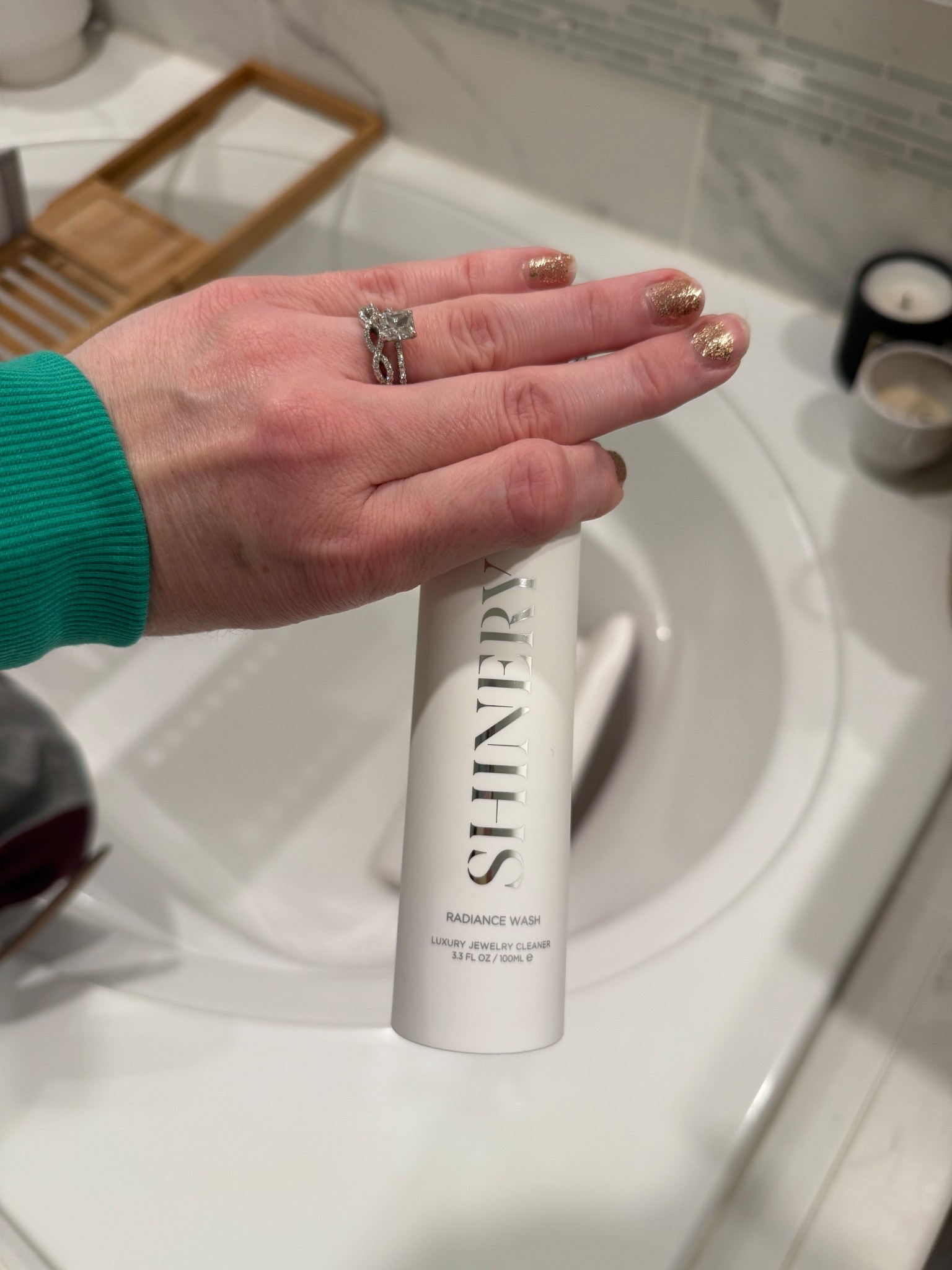 Luxury Jewelry Wash for the WIN! Great for engagements, stocking stuffers and personal fav product!
@shinery 

#LTKHoliday #LTKGiftGuide