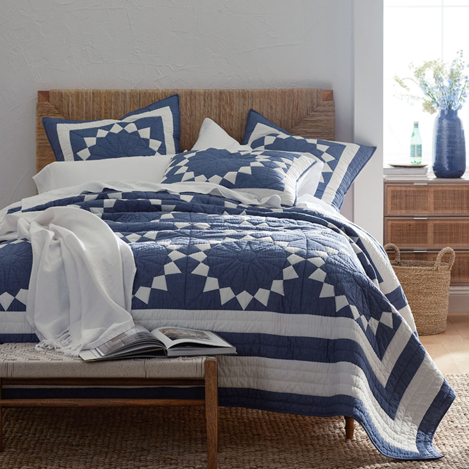 Starburst Handcrafted Quilted Sham | The Company Store