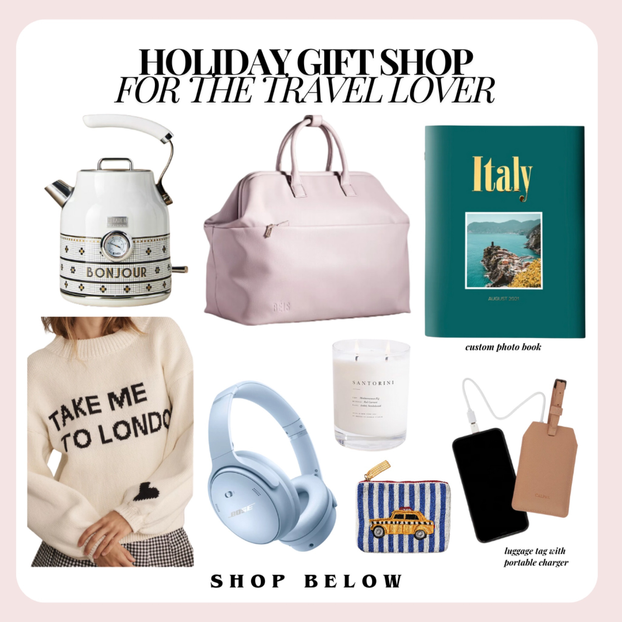 Black Friday, cyber week, cyber Monday, holiday sale, gifting, gift picks, traveler, gifts for the jet setter, stocking stuffers, photo book, Anthropologie, Amazon, Italy, nyc

#LTKGiftGuide #LTKCyberWeek #LTKHoliday