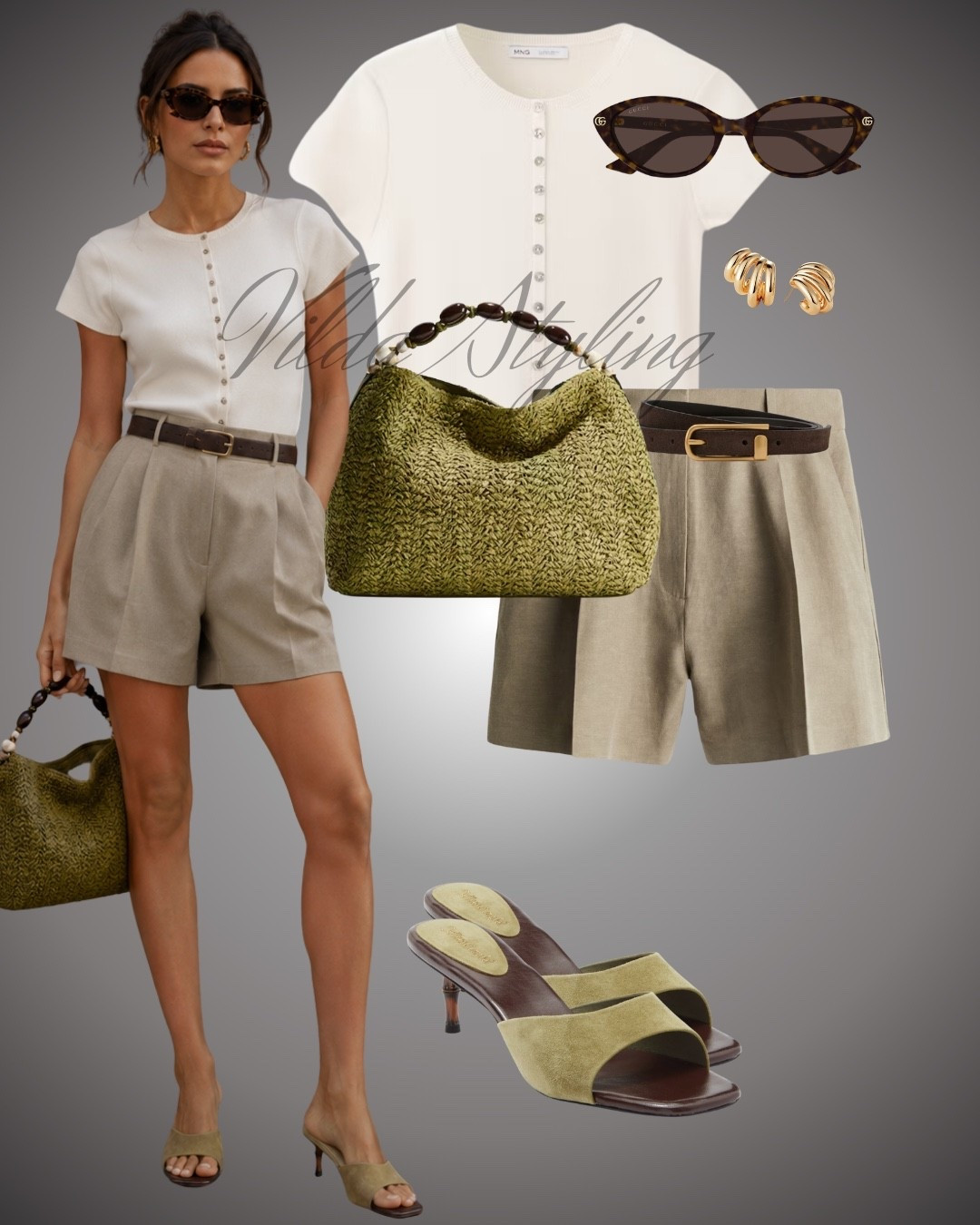 Chic & Elevated
Effortless summer elegance. 🌿✨ Loving this neutral palette paired with an olive pop of color
#summerstyle #neutralaesthetic #minimaliststyle #capsulewardrobe #chicoutfit #summeroutfitinspo #everydaystyle #classylook

#LTKsummer #LTKeurope #LTKstyletip