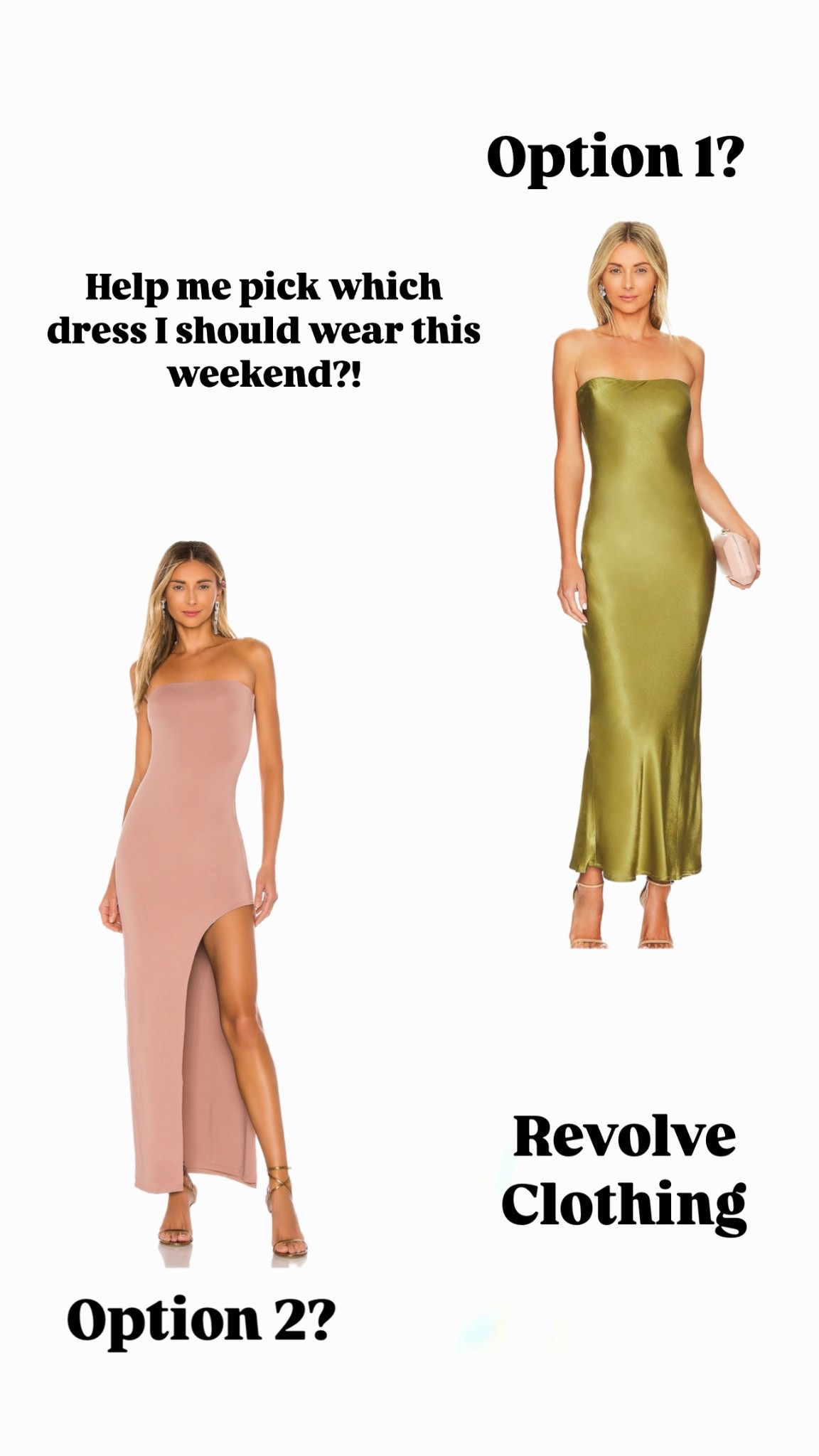 Help me choose a dress for our friend’s wedding!

#RevolveClothing
#Revolve

#LTKWedding #LTKStyleTip #LTKPetite