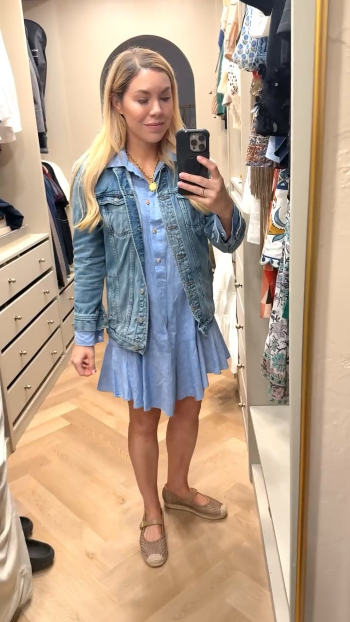 Denim Jacket
Blue Dress
Spring Outfit 

#LTKdayinmylife #LTKSeasonal
