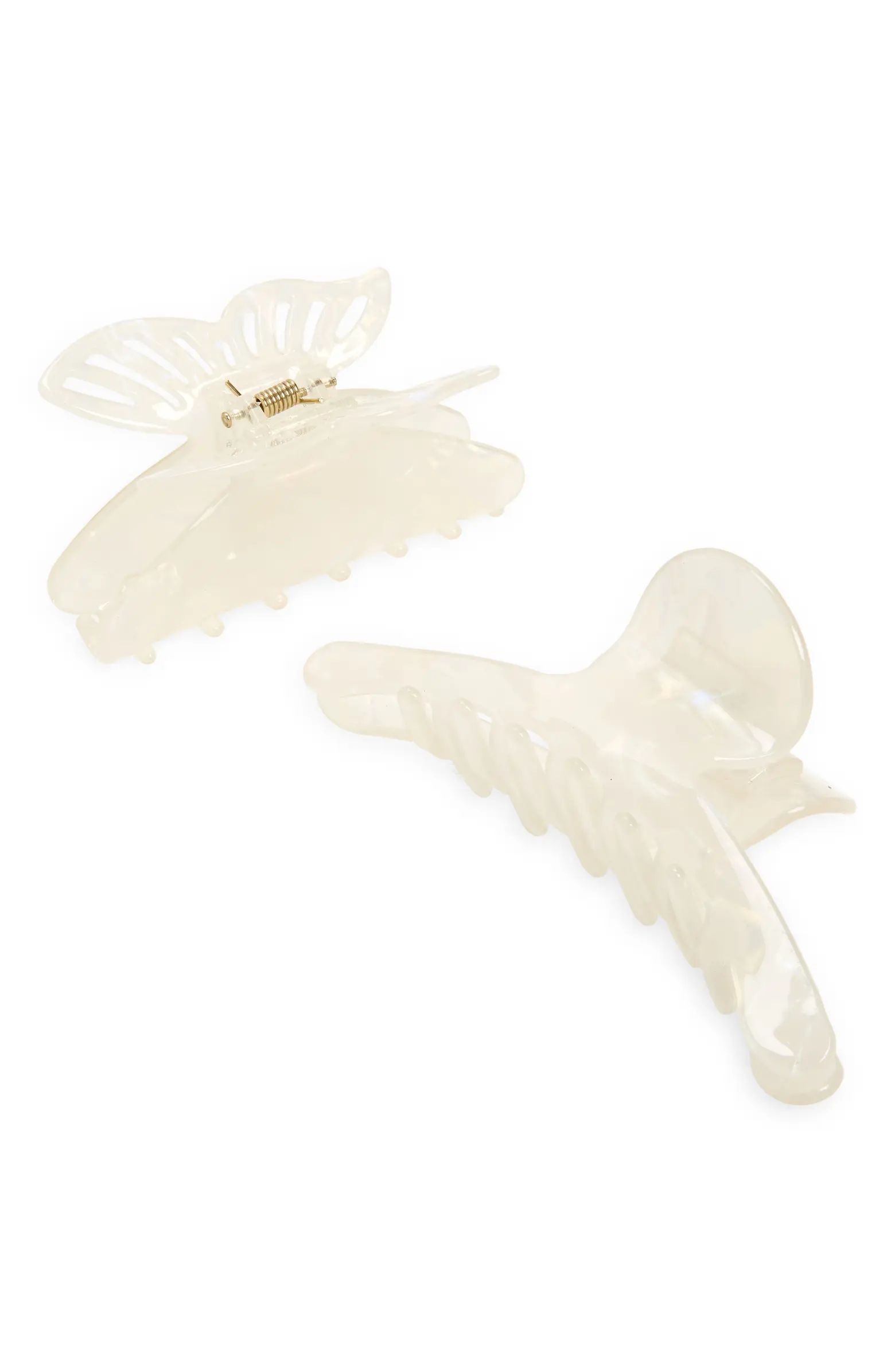 Assorted 2-Pack Butterfly Claw Clips | Nordstrom