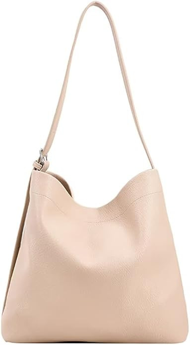 EDIWER Women’s Tote Handbag Vegan Leather Shoulder Bag Large Capacity Work Bag Designer Travel ... | Amazon (US)