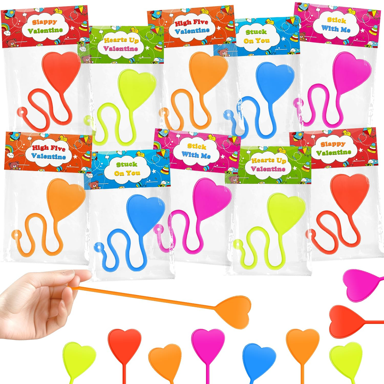 Non Candy Valentines Gifts for Kids School Class-28 Pack, Valentine Day Classroom Exchange Cards ... | Amazon (US)