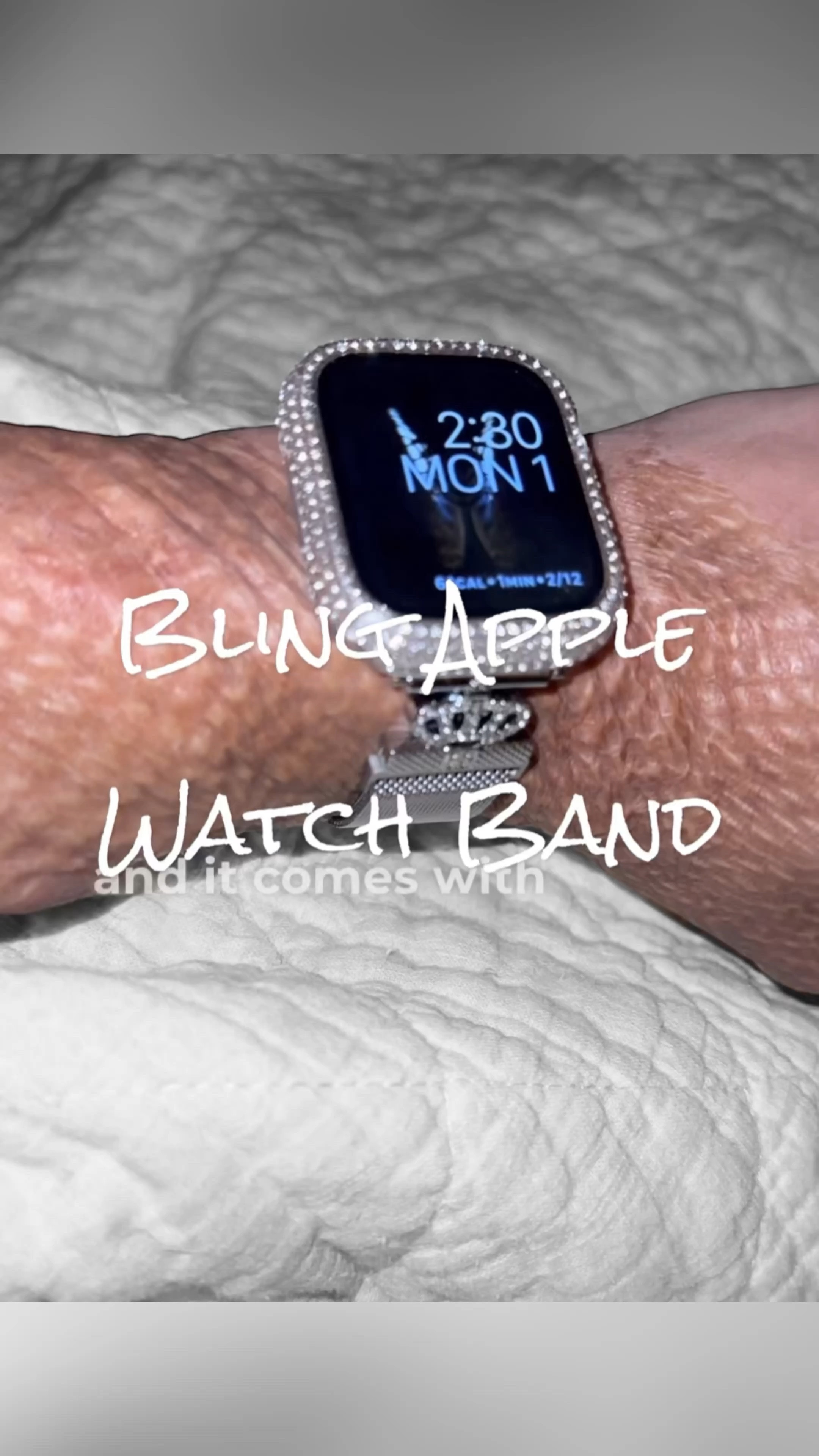 I love my Apple Watch, but it has to be blingy!✨ This magnetic metal band is lightweight and the bezel is plastic and even has an optional back cover for water resistance.🦋

Apple Watch band, replacement bands, metal bands 

#LTKVideo #LTKOver40 #LTKSummerSales