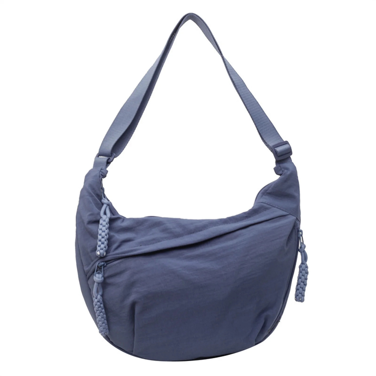 AUHomi Crescent Crossbody Bags for Women, Nylon Slouchy Sling Bag with Zipper, Spacious Dumpling ... | Walmart (US)
