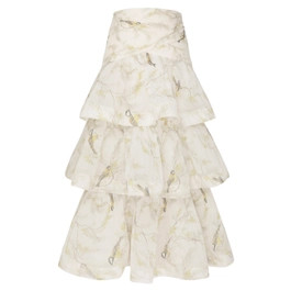 Pleated Tiered Skirt | ZIMMERMANN (US, CA, EU, MENA)