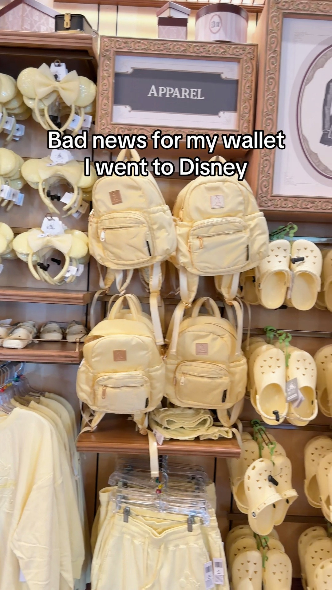 New Butter Yellow collection at Disney. Crocs are a must too! @crocs