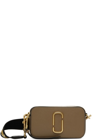Taupe 'The Snapshot' Shoulder Bag | SSENSE