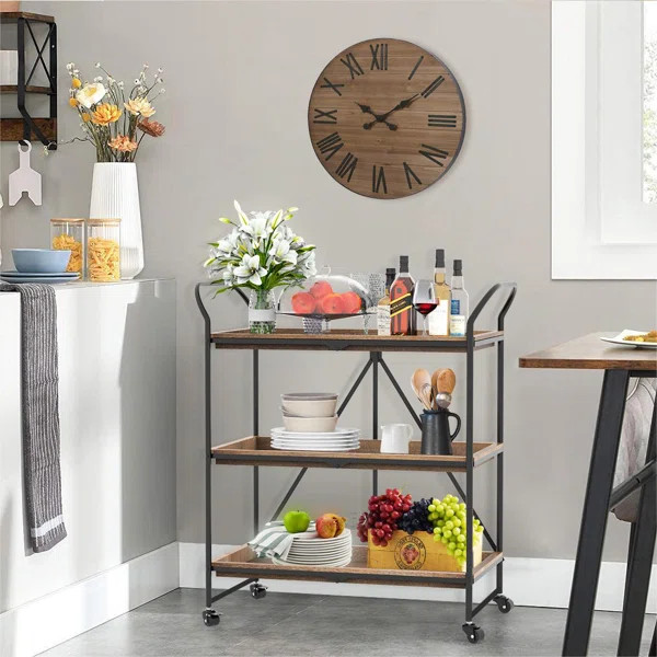 Metal Bar Cart | Wayfair North America