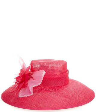 Collection 18 Pleated Bow Wide Brim Dressy Derby Hat | Dillard's | Dillard's